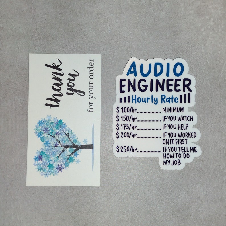 Audio Engineer Gift | Sound Engineer Gift | Gift for Him | Music Sticker | Audio Mixer | Audio Mixing | DJ Sticker | Audiophile Sticker image 6