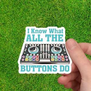 DJ Sticker | DJ Gift | House Music Sticker | House Music Gift | House Music DJ | House Music Lover | Music Sticker | Music Quote image 1