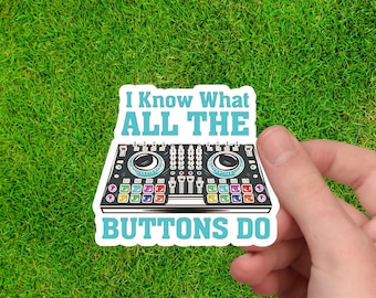 DJ Sticker | DJ Gift | House Music Sticker | House Music Gift | House Music DJ | House Music Lover | Music Sticker | Music Quote