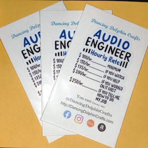 Audio Engineer Gift | Sound Engineer Gift | Gift for Him | Music Sticker | Audio Mixer | Audio Mixing | DJ Sticker | Audiophile Sticker image 8