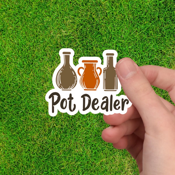 Pottery Sticker | Ceramic Sticker | Gift for Potter | Potter Gift | Pottery Artist | Ceramic Artist | Pottery Lover | Pot Dealer Sticker