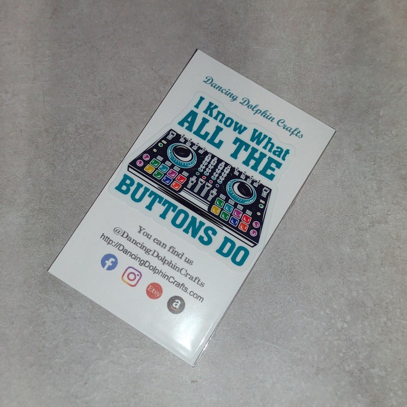 DJ Sticker | DJ Gift | House Music Sticker | House Music Gift | House Music DJ | House Music Lover | Music Sticker | Music Quote image 7