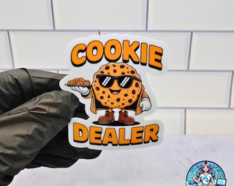 Cookie Dealer Sticker, Mug, or T-Shirt – Funny Gift for Bakers, Cookie Booth Moms, and Cottage Food Sellers