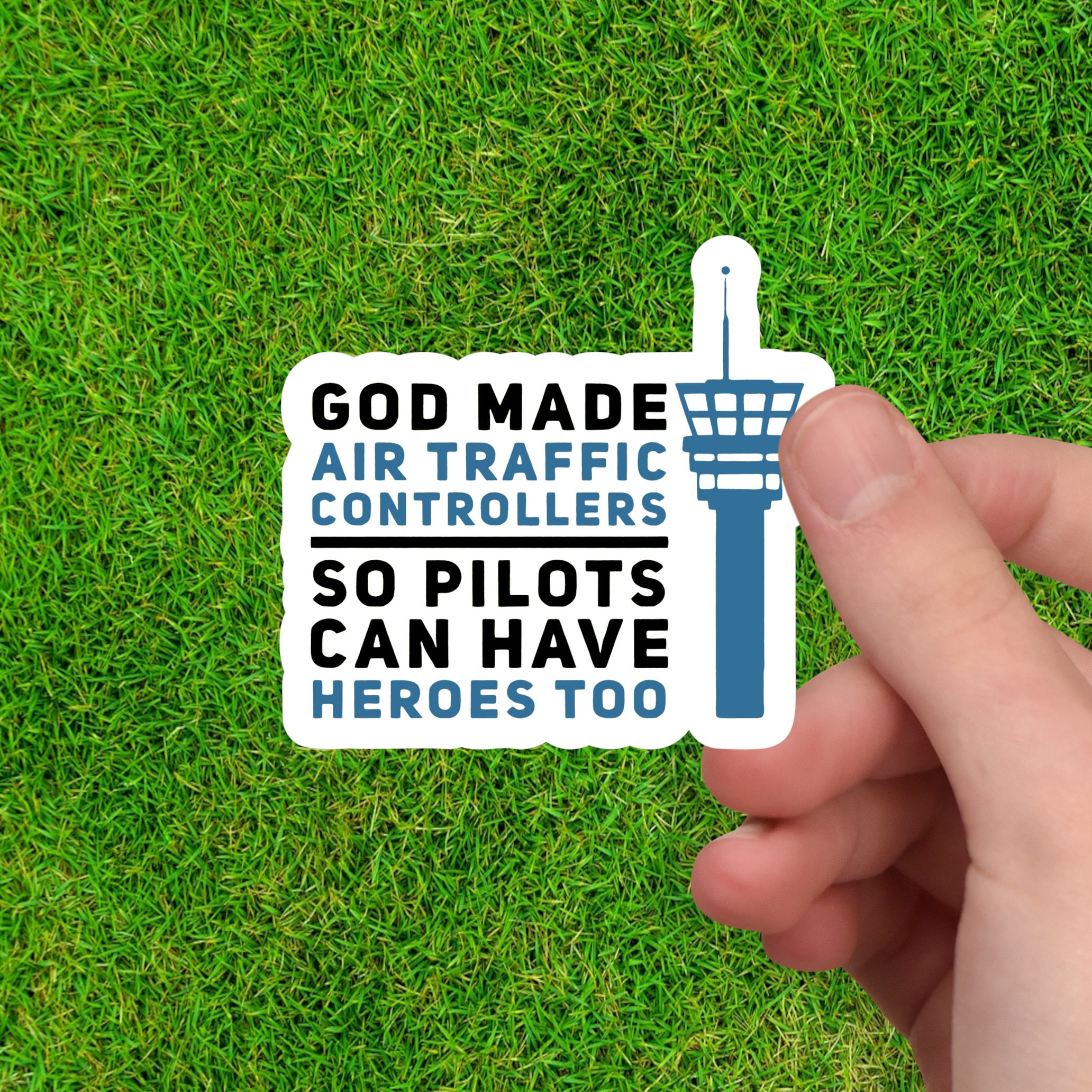 Air Traffic Controller Gift - Air Traffic Control Tower - Aviation Sticker - Air Traffic Control Sticker - Aviation Appreciation Gift
