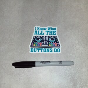 DJ Sticker | DJ Gift | House Music Sticker | House Music Gift | House Music DJ | House Music Lover | Music Sticker | Music Quote image 5
