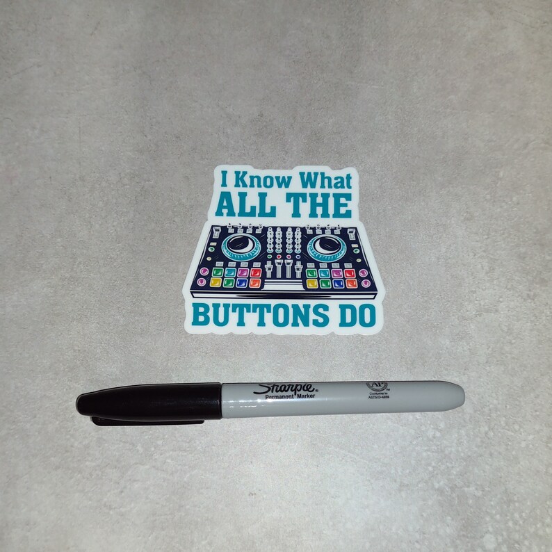 DJ Sticker | DJ Gift | House Music Sticker | House Music Gift | House Music DJ | House Music Lover | Music Sticker | Music Quote image 5