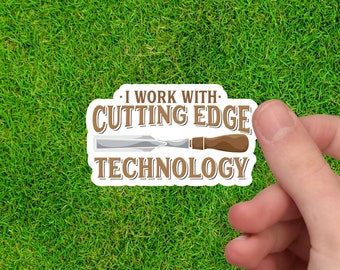 Woodworking Gift | Woodworking Stickers | Wood Working Gifts | Woodworking Decal | Woodworker Gift | Woodturning Stickers | Arborist Sticker