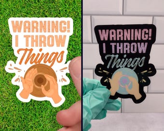 Pottery Sticker | Ceramic Sticker | Gift for Potter | Potter Gift | Pottery Artist | Ceramic Artist | Pottery Lover Sticker | Funny Pottery