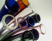 Ten Bubble Tea Glass Straws - Eco-friendly - Reusable - Straight - Choose Length and Color Borosilicate (eg. Pyrex) - Made in Eugene Oregon