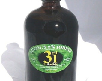 3rd-i 2% Lugol's Solution 1-Liter Glass Bottle 20,000-drops! 500ml bottle only 59 dollars FREE SHIPPING