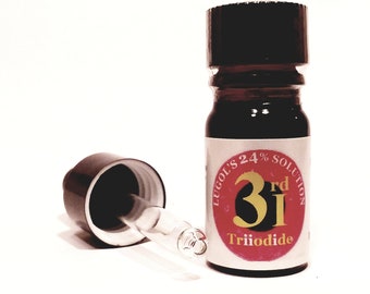 24% Lugol's Iodine Solution 5ml - 30mg of Iodine per drop!