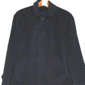 Ungaro Pour L'homme Paris Black Cashmere Sport Coat Jacket Vintage Size:50 Made for Korea