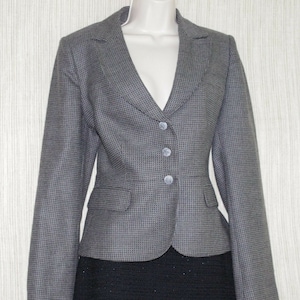 Armani Collezioni Gray Wool Women Blazer Size:12/ 48