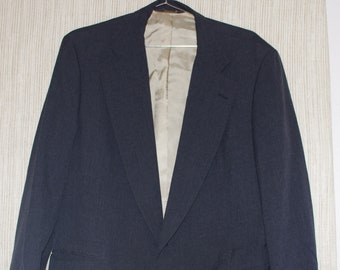 Paul Stuart Wool Charcoal Gray Men's Blazer Vent 2 Button Sport Coat Size:44 R