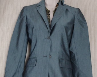 BCBGMAXAZRIA Blue  Vintage Women Blazer Size:0