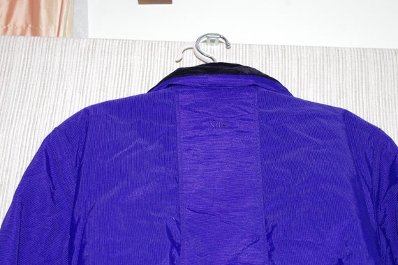 NILS Purple Ski Wear Vintage Women's Jacket Padded Shoulder Activewear  Size: 10 