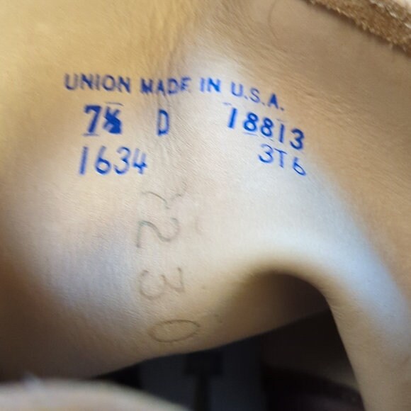 Union Made in USA Beige Men