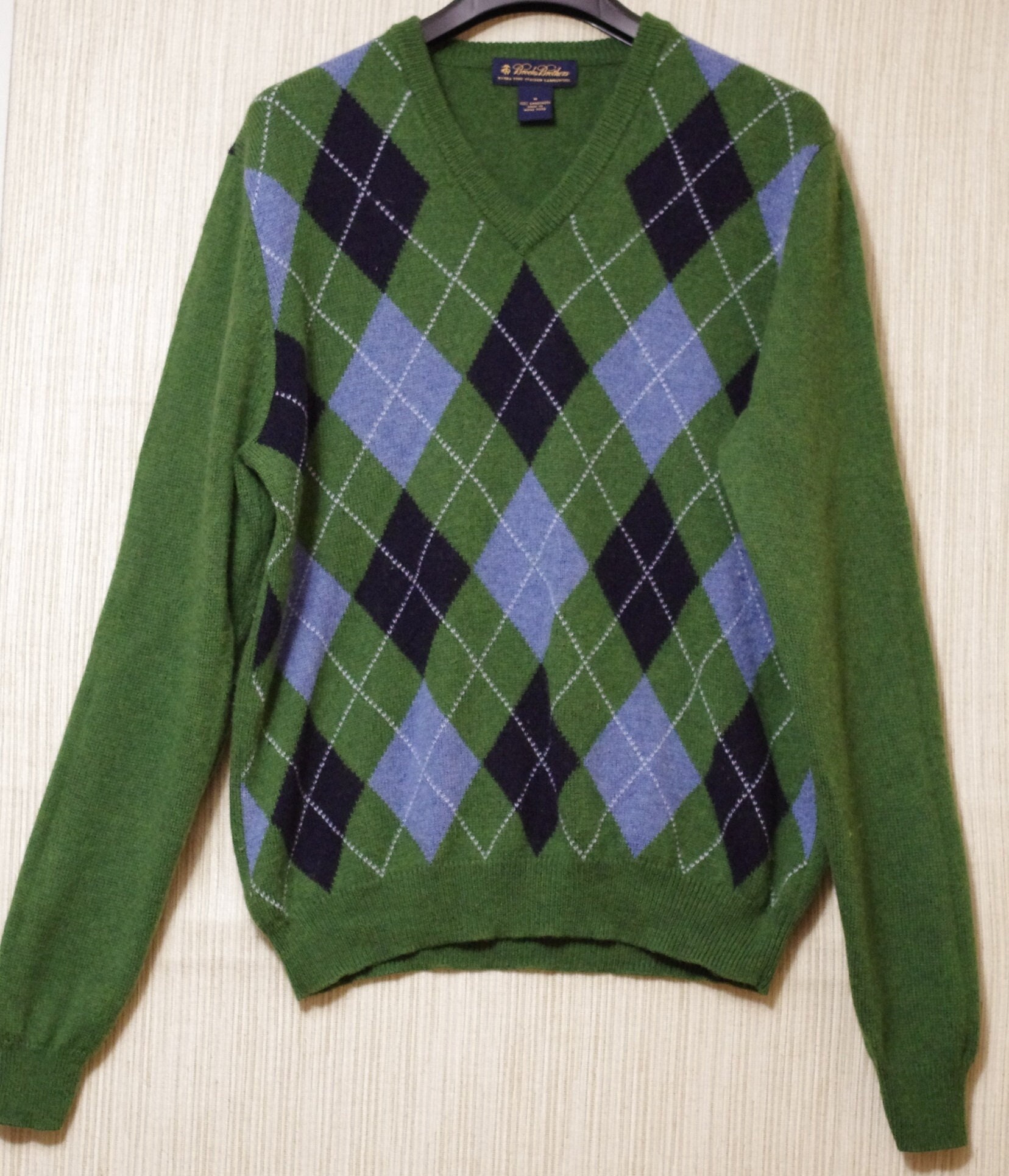 Brooks Brothers Italian Lambswool Green 