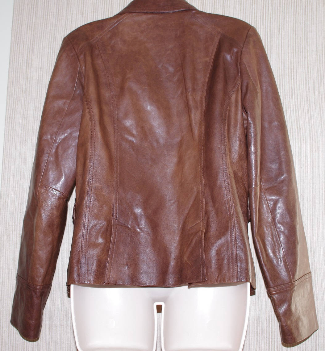 Calvin Klein Brown Genuine Leather 