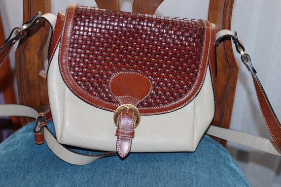 Bally Vintage Cross-body Woven Brown Beige Bag 1970 - Etsy