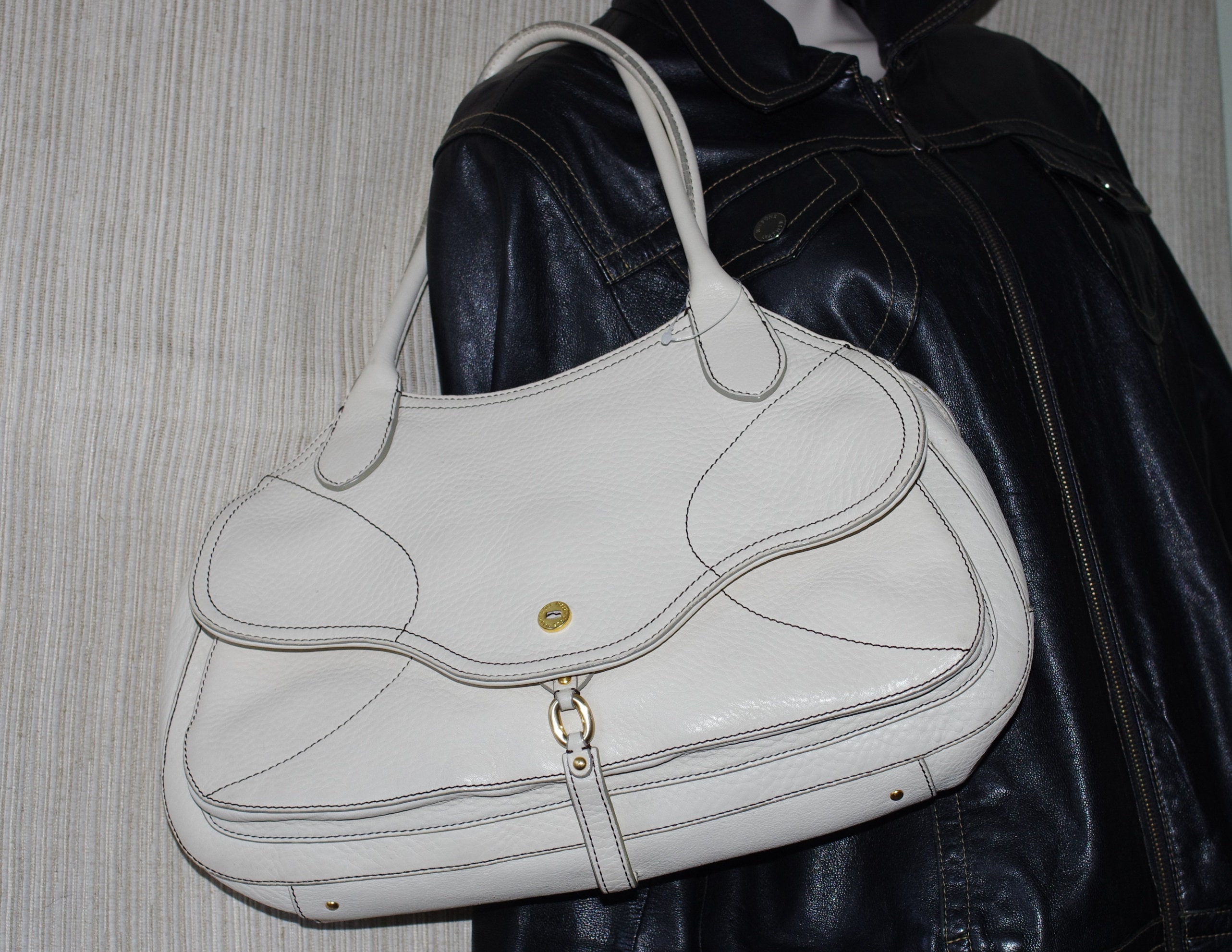 Cole haan white purse best sale