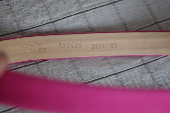 Buy Giorgio Armani Pink Women Belt Size:38 Online in India 