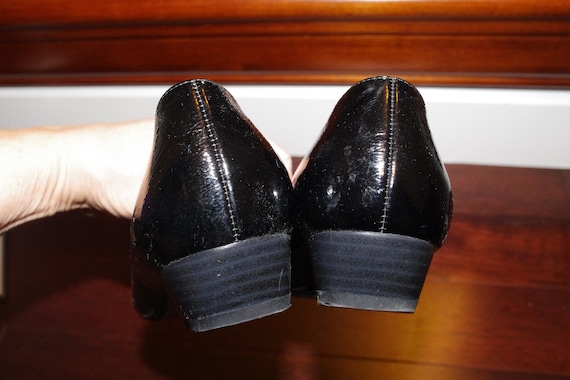 Peter Kaiser Black Leather Women's Low Block Heels S… - Gem