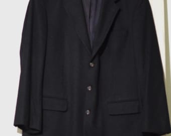 Allegri Milano Navy Doublerbreasted Men's Insulated Trench Coat