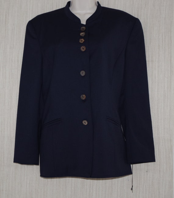 Geiger Collection Austria Navy Blue Wool Women Bla