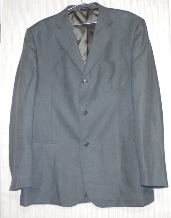 GIANFRANCO FERRE Green 100% Linen Men's Blazer Sp… - image 1