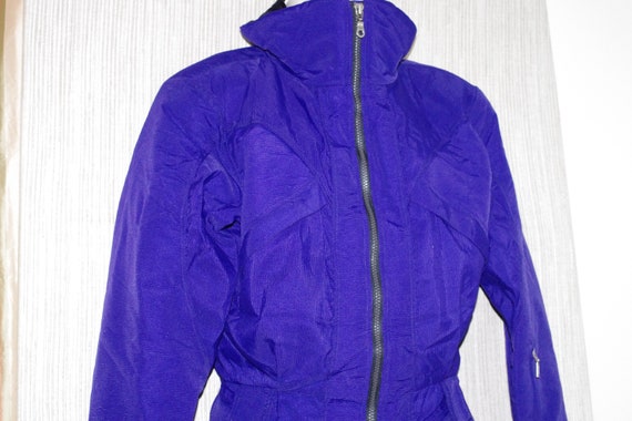 NILS Purple Ski Wear Vintage Women's Jacket Padded Sh… - Gem
