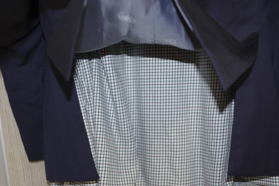 COLLEZIONI BIELLESI スーツ 上下 ストライプ ブルー グレー Abito Sartoriale Bartorelli Napoli Biella Lafinicio Super 120's