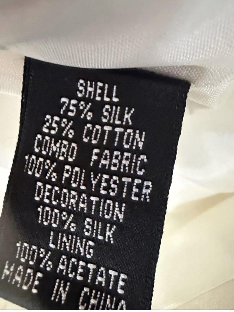 Adrianna Papell Women’s Silk White W/Black Trim Evening Blazer Jacket Size 10 image 9