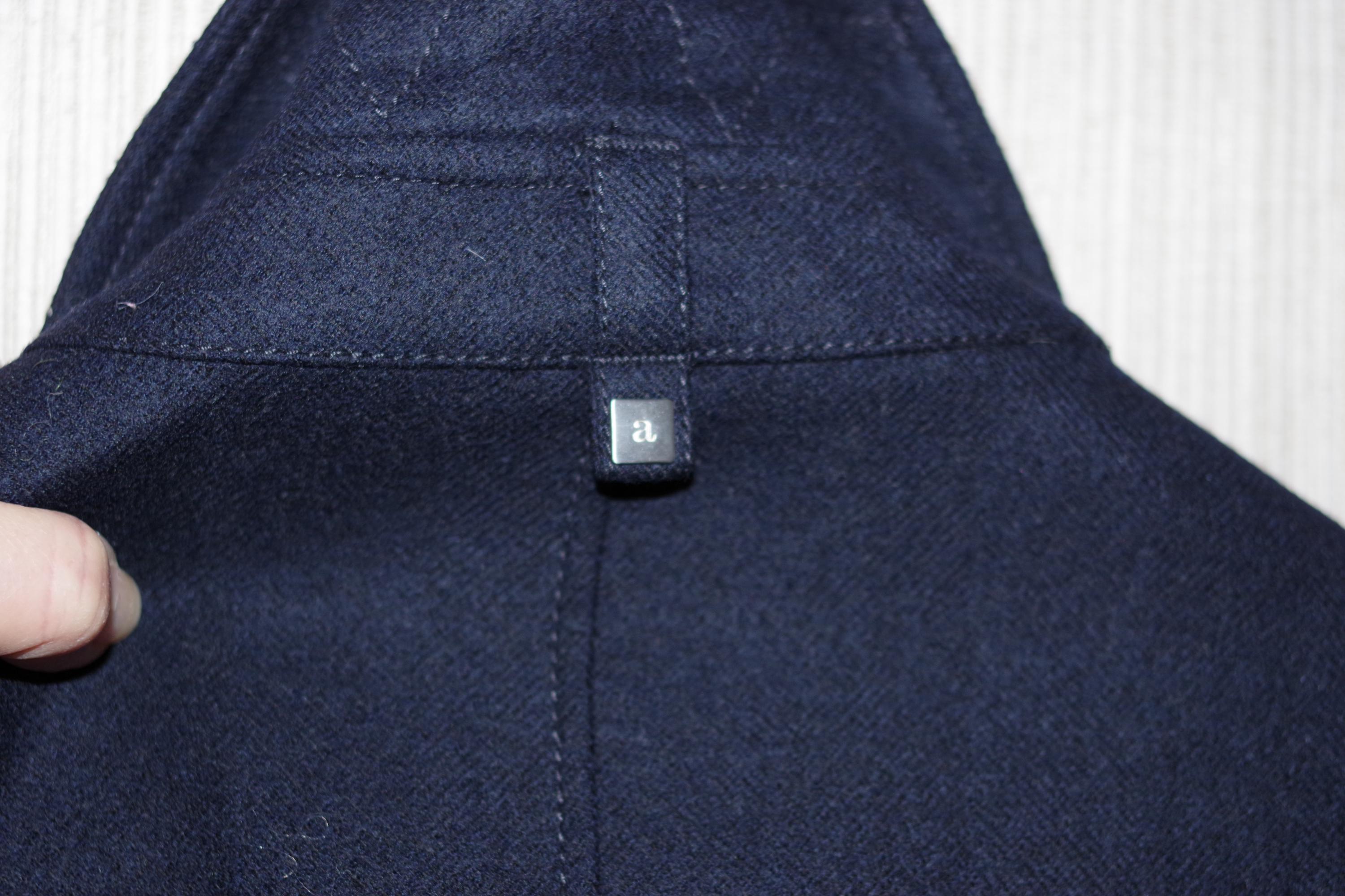 Allegri Milano Navy Doublerbreasted Men's Insulated Trench Coat