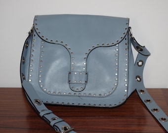 Bolso bandolera Rebecca Minkoff de color azul, 25,4 x 23,5 x 11,4 cm