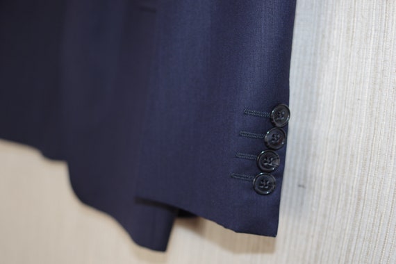 Ermenegildo Zegna Navy 2 Button Blazer Sport Coat… - image 2