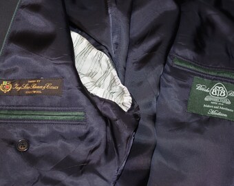 Brooks Brothers Madison Country Club Loro Piana Mens Gold Button
