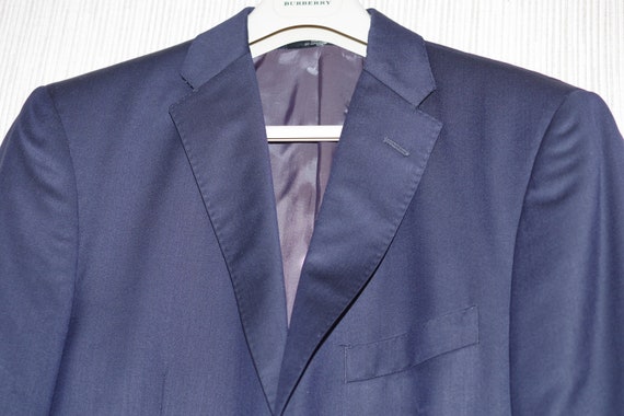 Ermenegildo Zegna Navy 2 Button Blazer Sport Coat… - image 5