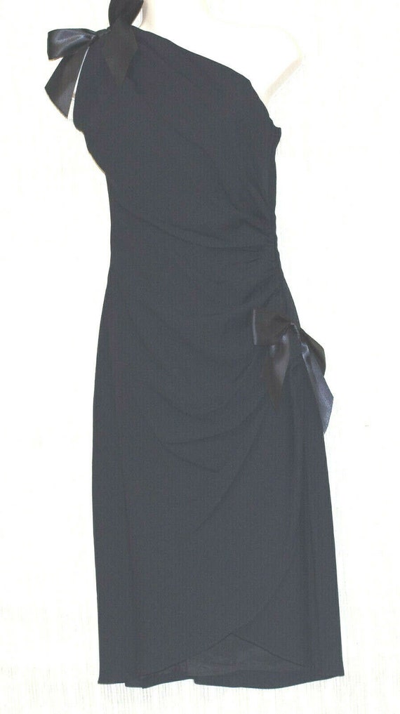 Dress By Jeri New York Saks Fifth Avenue Black As… - image 1