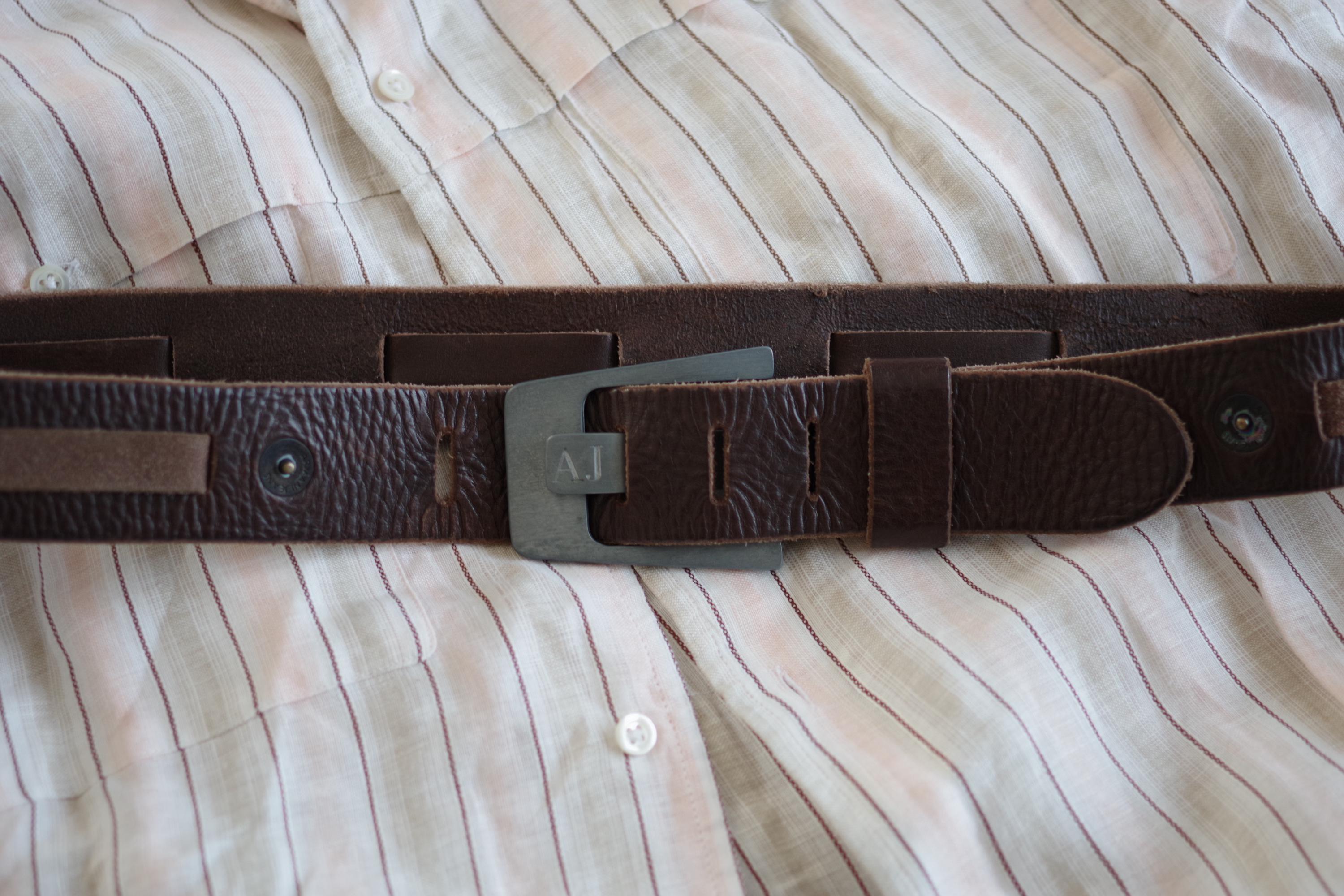 Vintage Armani Belt - Etsy