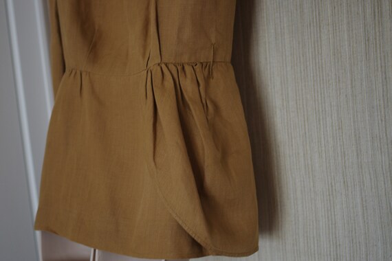 Valentino  Boutique Panache Brown Linen Women Bla… - image 5