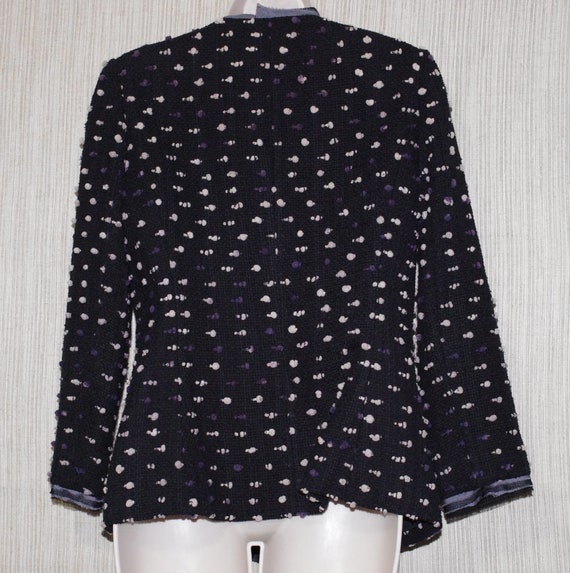 Blazer Femme TERI JON Par Rickie Freeman – 100% Laine, Taille 8, Noir – Occasion En Excellent état