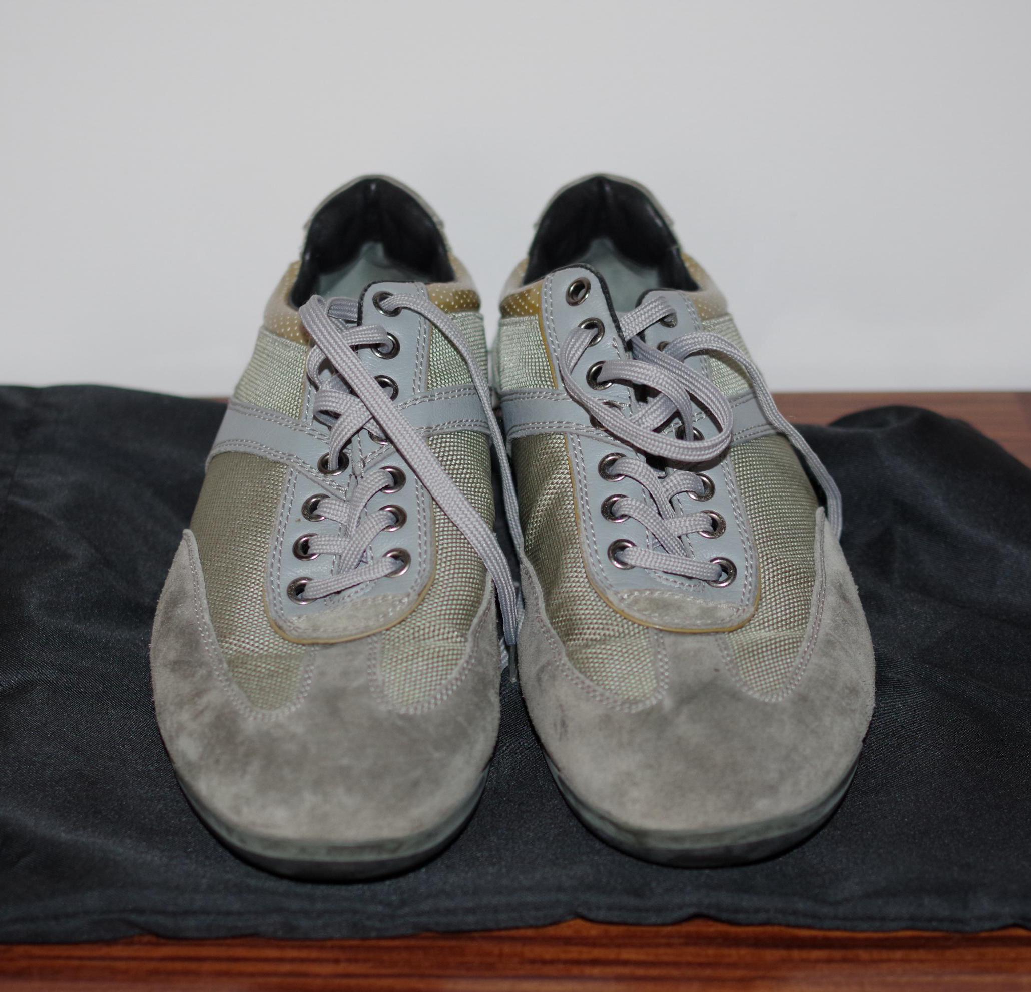 Zegna Spot Gray Suede Fabric Men's Sport Shoes Sz 7 - Etsy