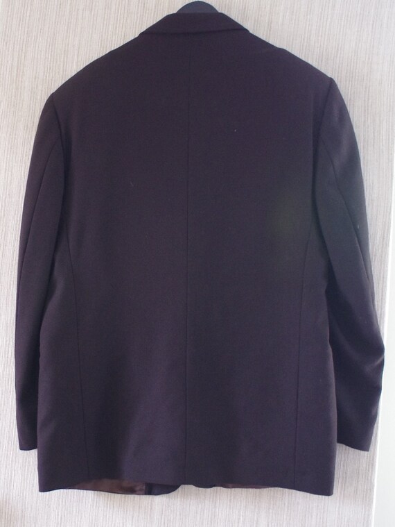 VALENTINO UOMO Brown Wool 3 Button Men s Sport Coat Jacket Size 54 Etsy