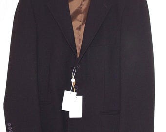 Vintage Valentino Uomo Leather Jacket - Etsy
