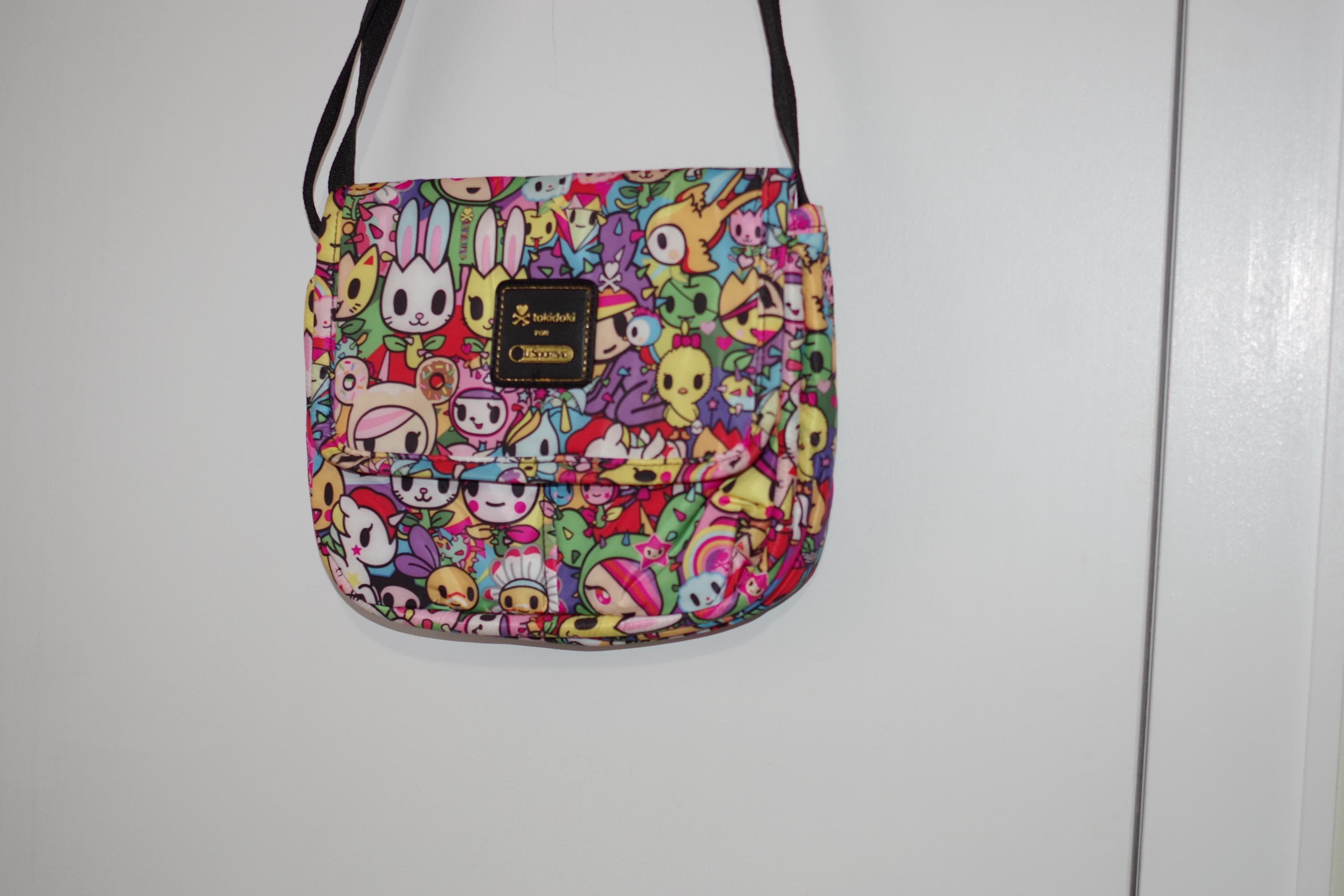 Tokidoki X Lesportsac Colorful Crossbody Bag NEW 9,5