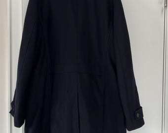 Allegri Milano Navy Doublerbreasted Men's Insulated Trench Coat