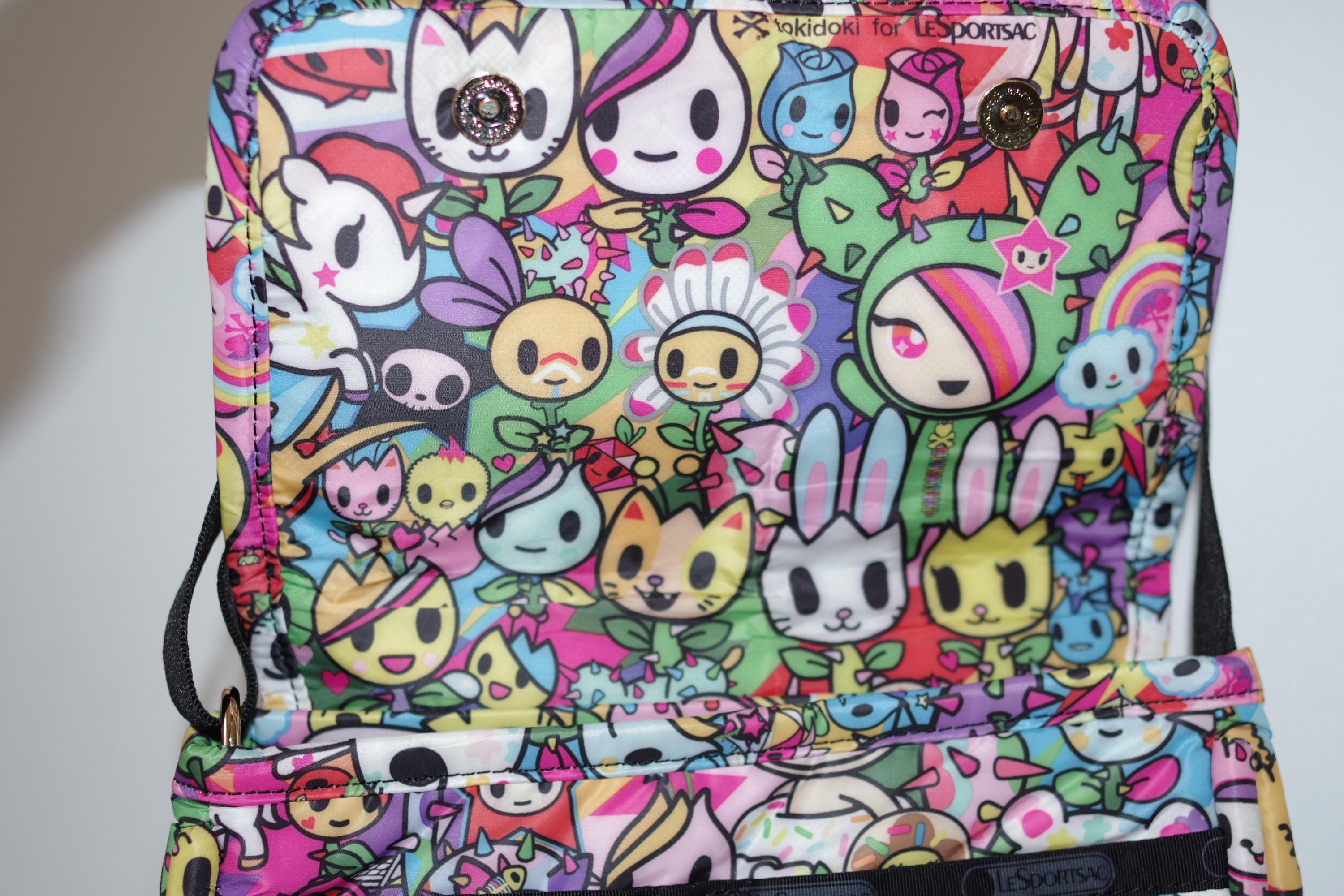 Tokidoki X Lesportsac Colorful Crossbody Bag NEW 9,5