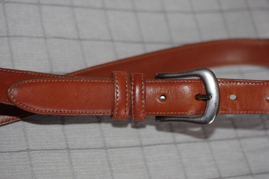 Coach British Tan Belt Made in USA With English Bridle