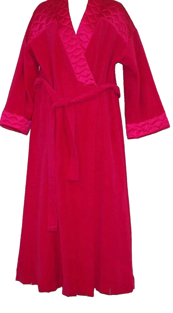 Raspberry Pink 70s Fuchsia Vanity Fair Women Long 